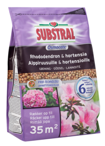 Substral Osmocote lannoite alppiruusuille ja hortensioille